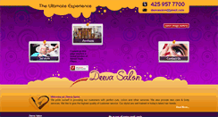 Desktop Screenshot of deevasalon.com
