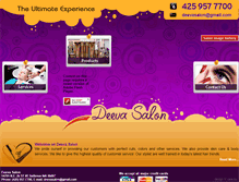 Tablet Screenshot of deevasalon.com